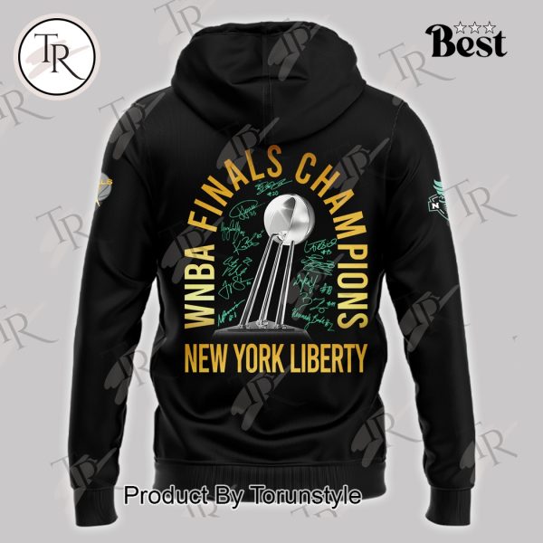 WNBA Finals Champions New York Liberty Hoodie, Longpants, Cap – Gold