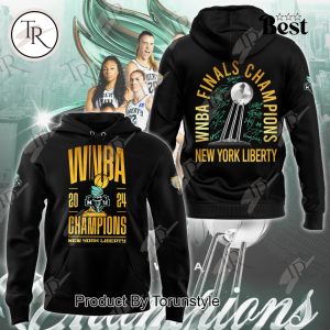 WNBA Finals Champions New York Liberty Hoodie, Longpants, Cap – Gold