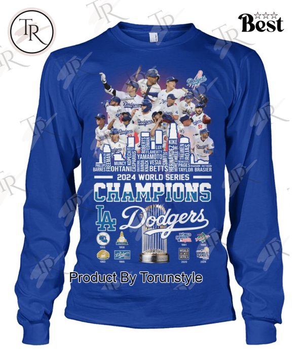 MLB Los Angles Dodgers 2024 World Series Champions T-Shirt