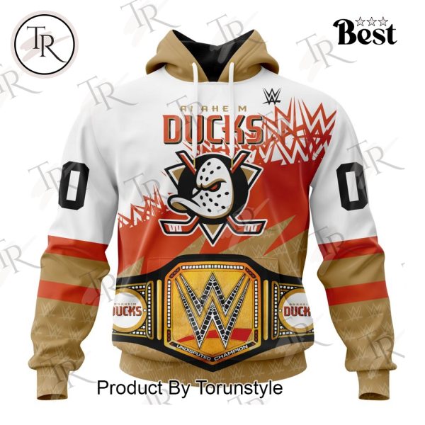 NHL Anaheim Ducks Special WWE Design Hoodie