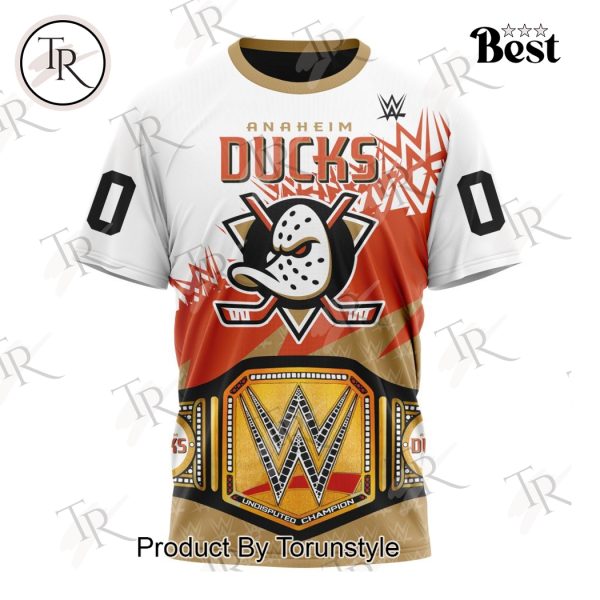 NHL Anaheim Ducks Special WWE Design Hoodie