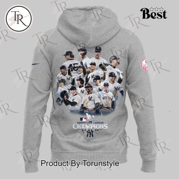 2024 American League Champions New York Yankees Hoodie, Longpants, Cap – Grey