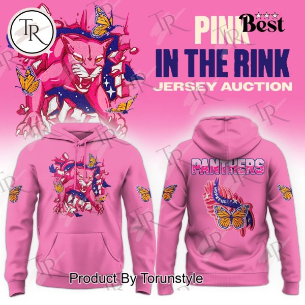 Florida Panthers Pink In The Rink Hopeful! Hoodie – Pink