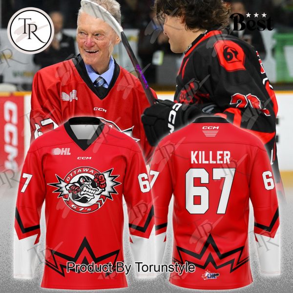 OHL’s Ottawa 67s x Coach Kilrea’s 90th Birthday Special Jerseys