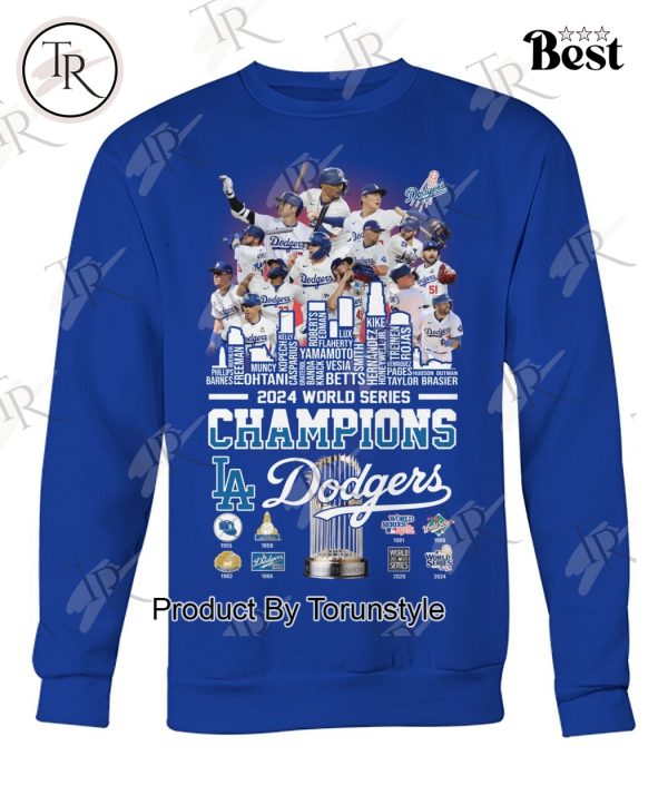 MLB Los Angles Dodgers 2024 World Series Champions T-Shirt