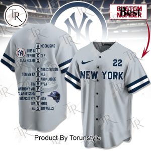 Personalized New York Yankees ALCS Champions Baseball Jersey