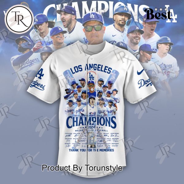 Los Angeles World Series Champions 2024 Thank You For The Memories Hoodie – White