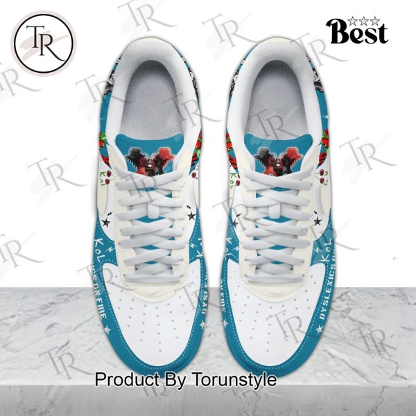 Kings Of Leon Dyslexics On Fire Air Force 1 Sneakers