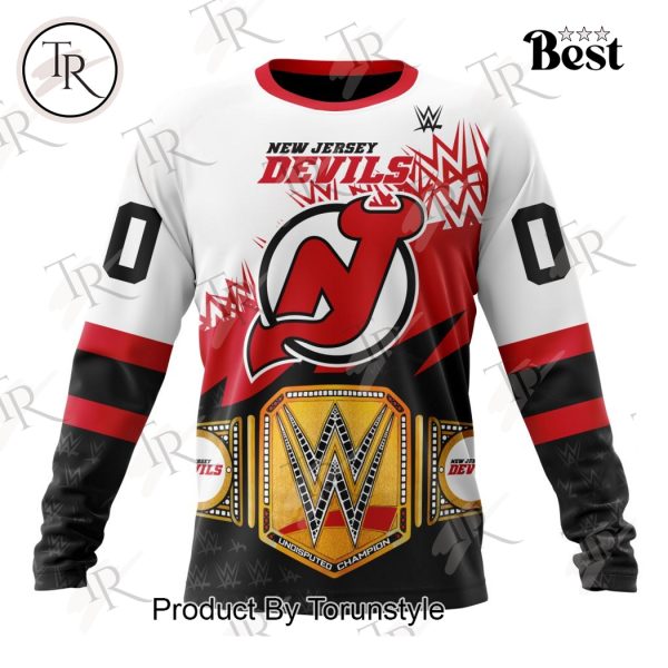 NHL New Jersey Devils Special WWE Design Hoodie