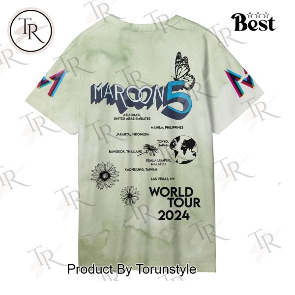 Maroon 5 World Tour 2024 T-Shirt