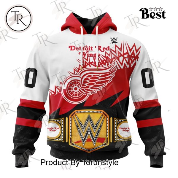 NHL Detroit Red Wings Special WWE Design Hoodie