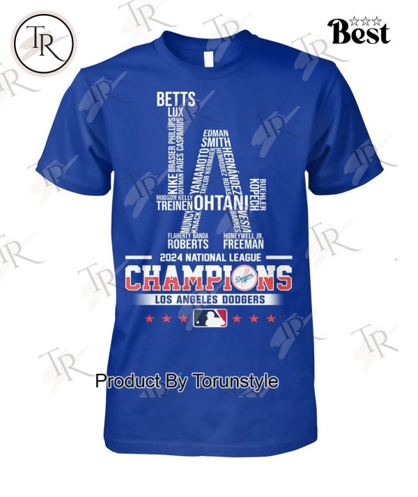 2024 National League Champions Los Angles Dogers T-Shirt