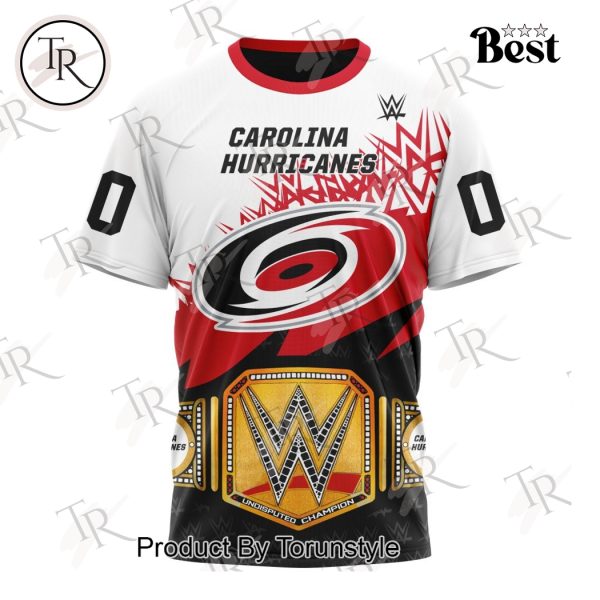 NHL Carolina Hurricanes Special WWE Design Hoodie