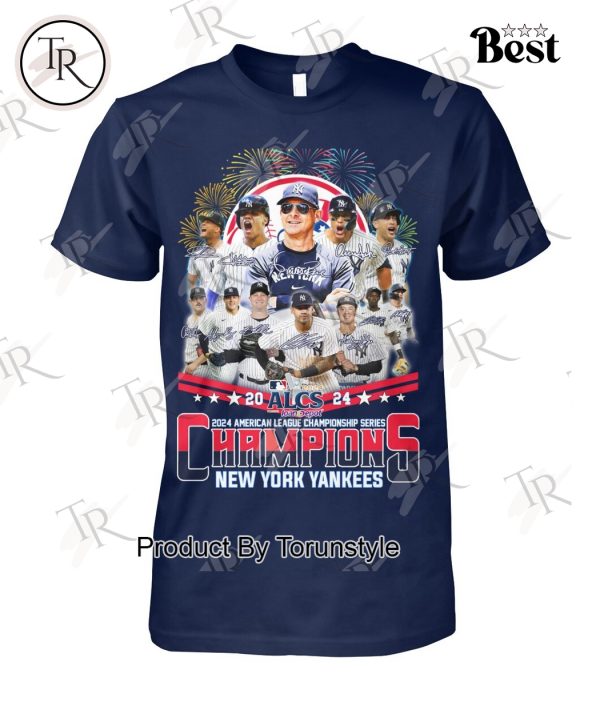 2024 American League Championship Series Champions New York Yankees T-Shirt