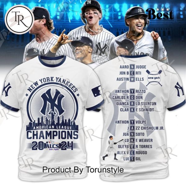 New York Yankees American League Champions 2024 ALCS Hoodie – White