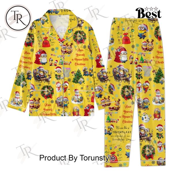 Have Yourself A Minion Little Christmas Pajamas Set