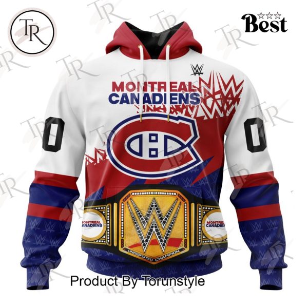 NHL Montreal Canadiens Special WWE Design Hoodie