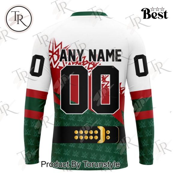 NHL Minnesota Wild Special WWE Design Hoodie