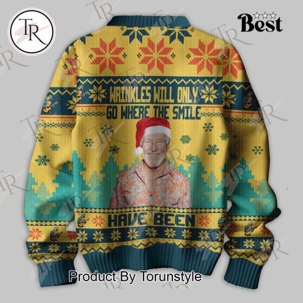 Jimmy Buffett Tis The Season Wrinkles Will Only Go Where The Smile Have Been Sweater