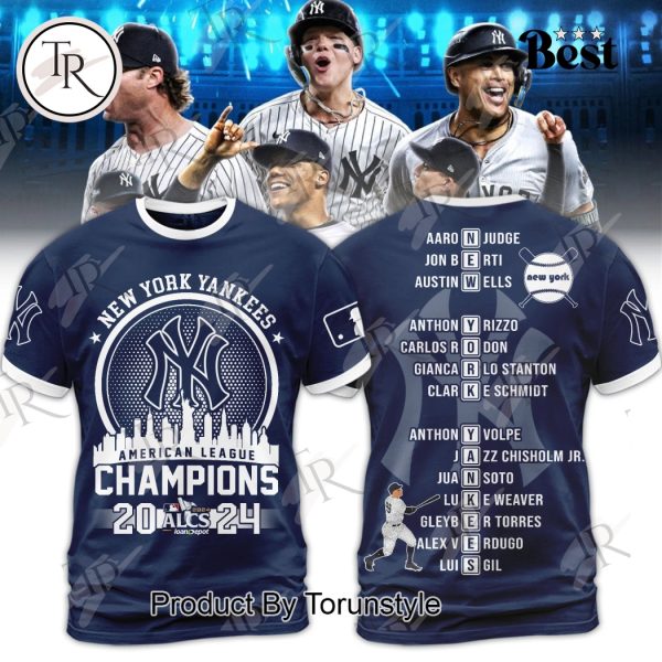 New York Yankees American League Champions 2024 ALCS Hoodie – Blue