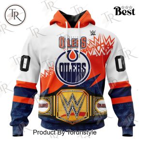 NHL Edmonton Oilers Special WWE Design Hoodie