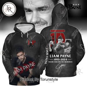 Liam Payne 1993-2024 Thank You For Your Memories Your Song Lives On In Us Hoodie