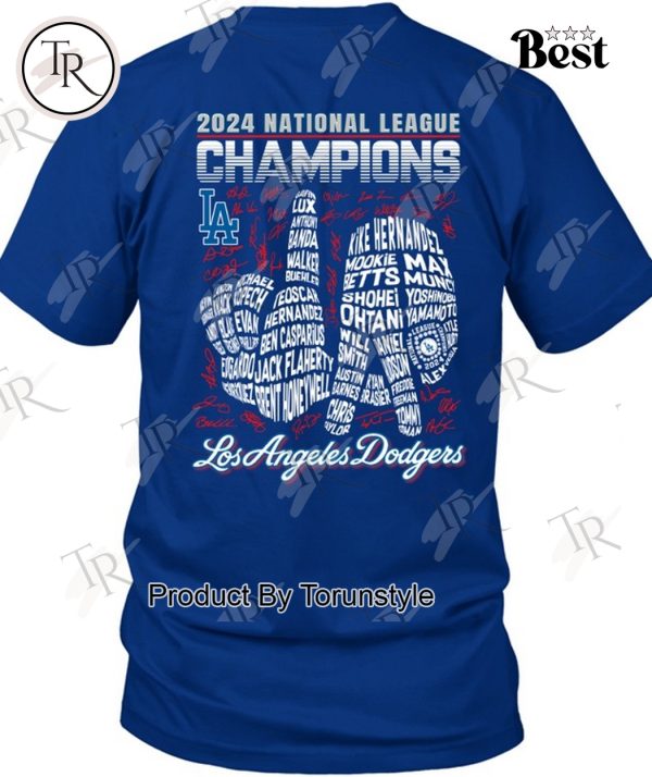 World Series 2024 National Champions Los Angeles Dodgers T-Shirt