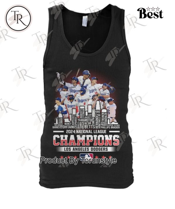 MLB Los Angeles Dodgers NLCS Champions 2024 T-Shirt