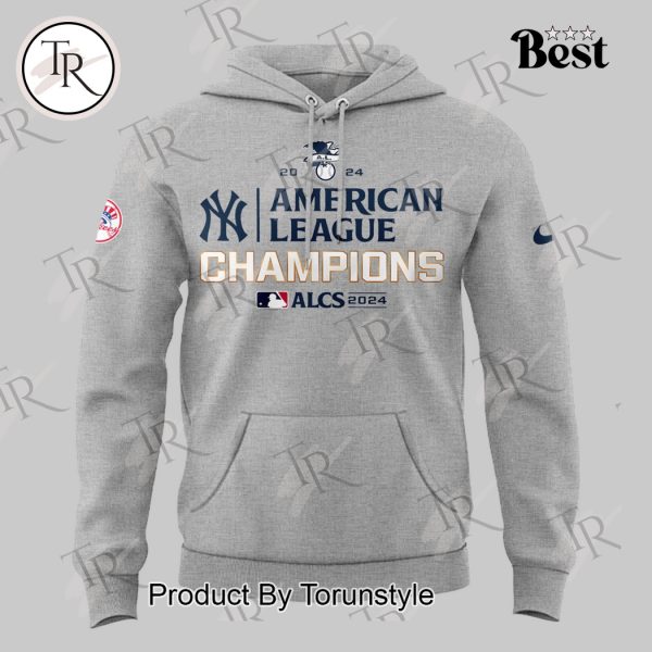 2024 American League Champions New York Yankees Hoodie, Longpants, Cap – Grey