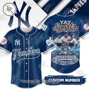 Personalized New York Yankees Yay Sports NLCS 2024 Do The Thing Win The Points Baseball Jersey