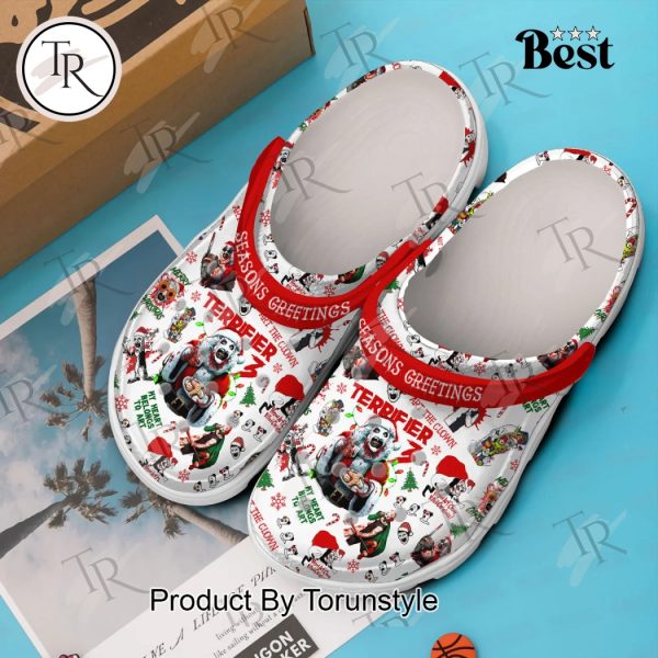 Terrifier 3 Seasons Greetings Crocs