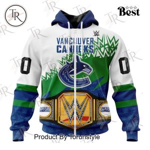 NHL Vancouver Canucks Special WWE Design Hoodie