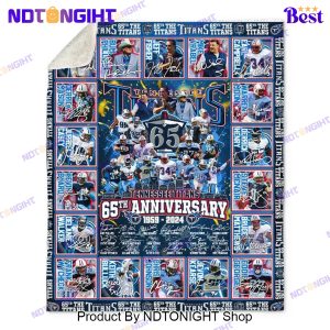 Tennessee Titans 65th Anniversary 1959 – 2024 Blanket