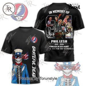 In Memory Of Phil Lesh 1940-2024 Forever In Our Heart Thank You For The Memories T-Shirt