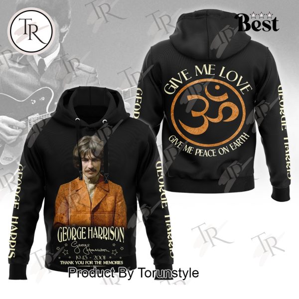 George Harrison 1943 – 2001 Thank You For The Memories Hoodie