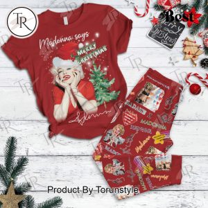 Madonna Says Merry Christmas Pajamas Set