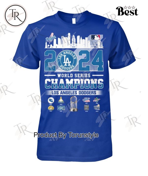 2024 World Series Champions MLB Los Angeles Dodgers T-Shirt