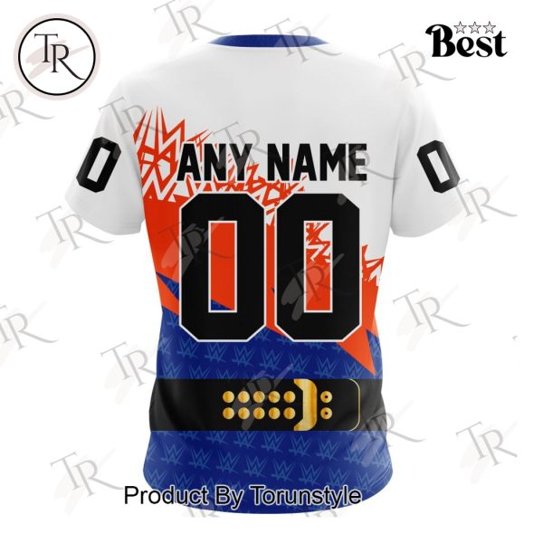 NHL New York Islanders Special WWE Design Hoodie