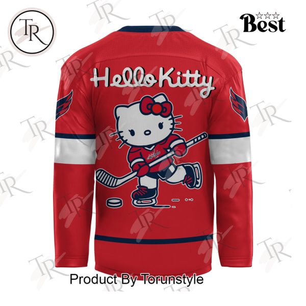 Washington Capitals X Hello Kitty White Jersey 2024