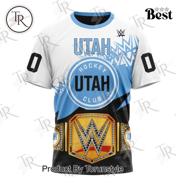 NHL Utah Hockey Club Special WWE Design Hoodie