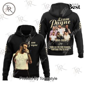 Liam Payne 1993-2024 Thank You For Your Memories Your Song Lives On In Us Hoodie