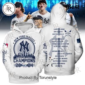 New York Yankees American League Champions 2024 ALCS Hoodie – White