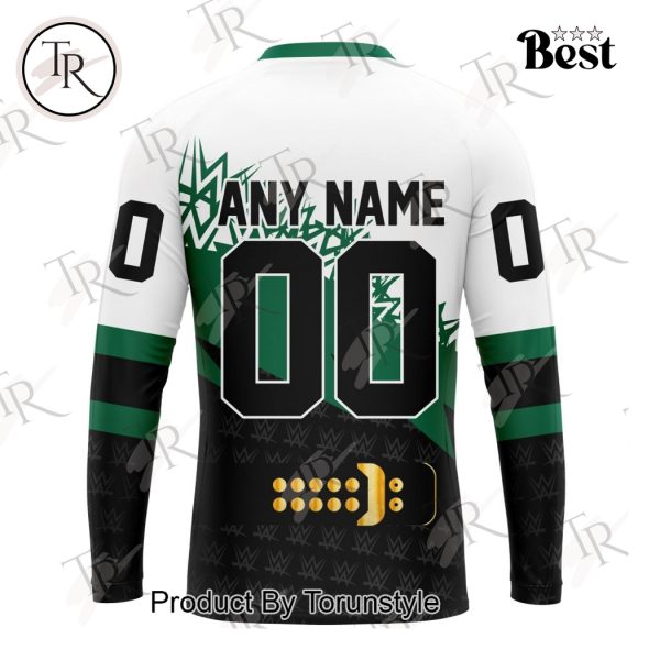 NHL Dallas Stars Special WWE Design Hoodie