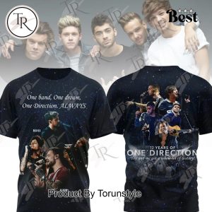 One Band One Dream One Direction Always 12 Years Of One Direction You And Me Got A Whole Lot Of History T-Shirt