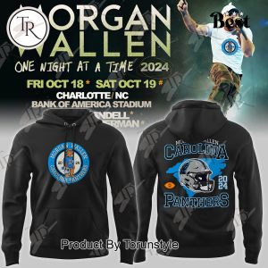 Carolina Panther Morgan Wallen 18th October at Bank of America Stadium Hoodie