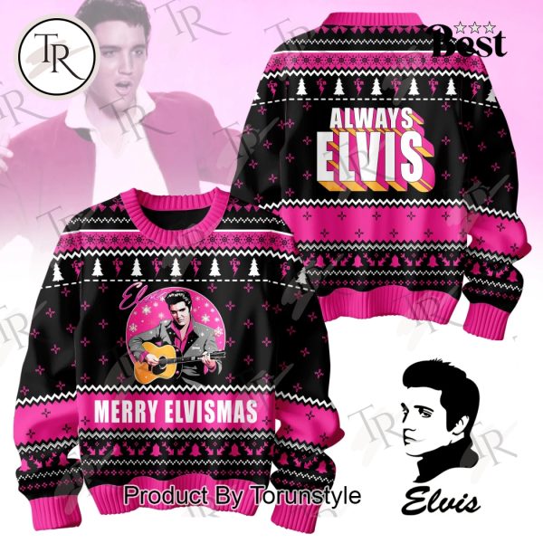 Elvis Presley Merry Elvismas Always Elvis Sweater