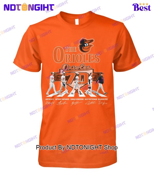 Baltimore Orioles 70th Anniversary 1954-2024 Unisex T-Shirt