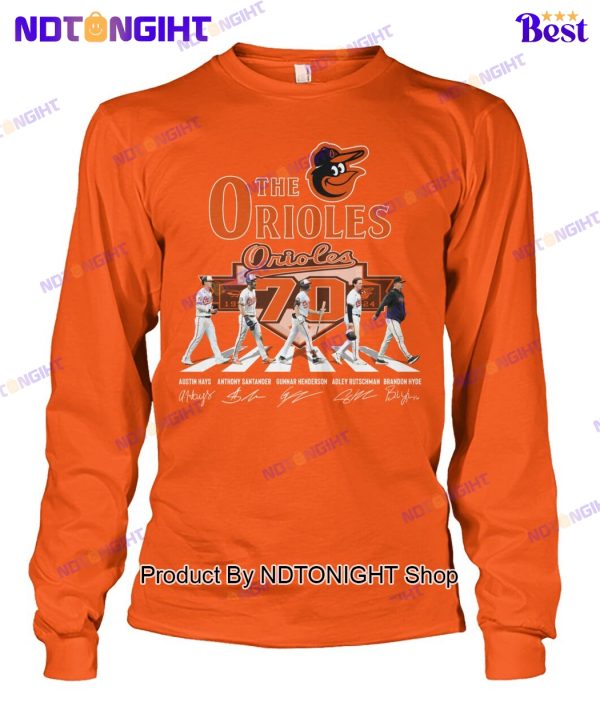 Baltimore Orioles 70th Anniversary 1954-2024 Unisex T-Shirt