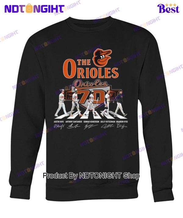 Baltimore Orioles 70th Anniversary 1954-2024 Unisex T-Shirt