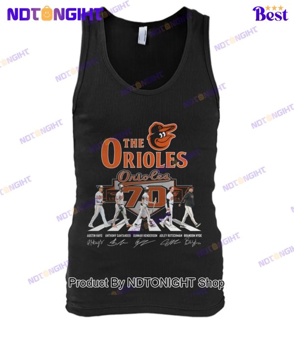 Baltimore Orioles 70th Anniversary 1954-2024 Unisex T-Shirt